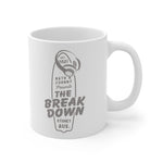 cool White Ceramic Mug, 11oz