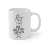 cool White Ceramic Mug, 11oz