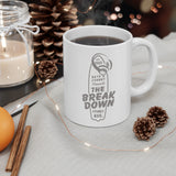 cool White Ceramic Mug, 11oz