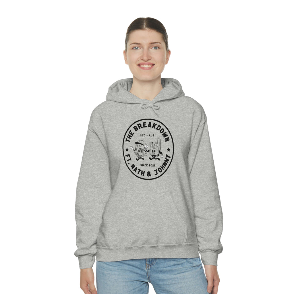 patch logo Unisex Premium Pullover Hoodie – The Break Down With